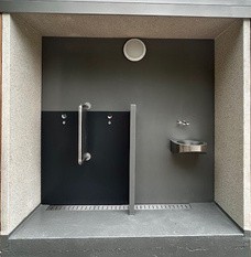 Béton brut (peint au RAL de votre choix)